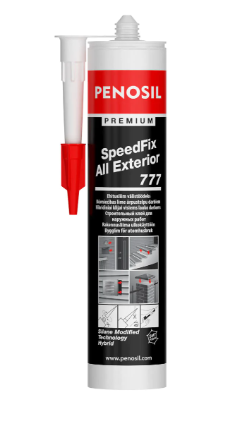 PENOSIL Premium SpeedFix All Exterior 777. Būvniecības līme ārpustelpu darbiem.